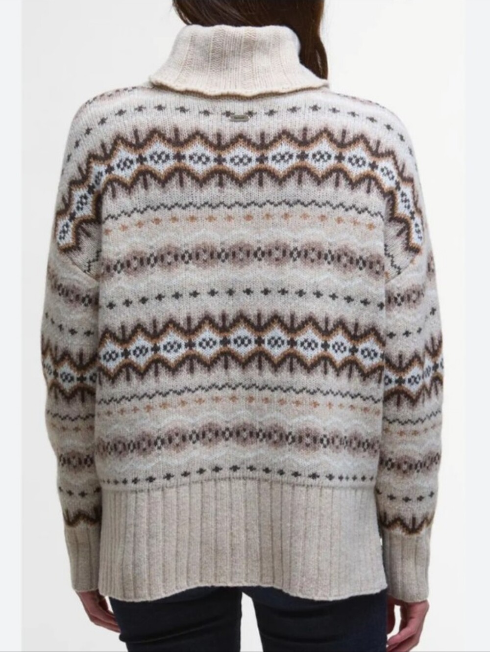 Barbour Knitted Helen Jumper In Birch Multi 2 NWT - Picture 6 of 12